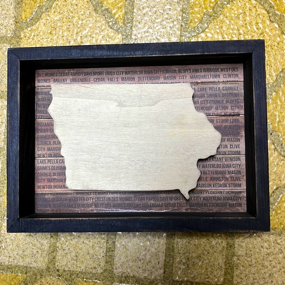 Primitives by Kathy Other - New Wood Iowa Box Sign